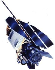 A picture of the Roentgen Satellite, an Earth-Orbiting X-ray Observatory.