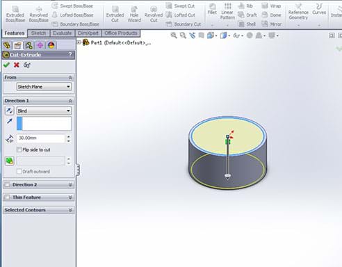 A screenshot of CAD software open on a computer screen shows a 3D model of the cross section of a turkey femur. It looks like a short cylinder, a slice of a bone.
