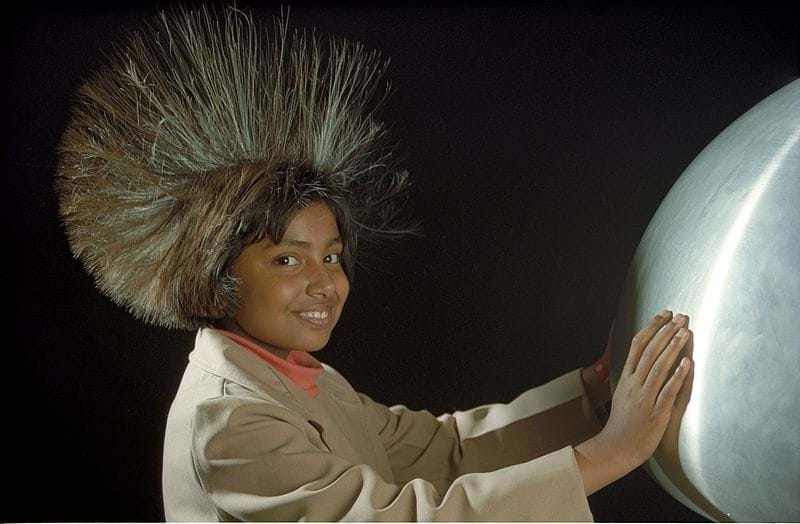 static electricity hair