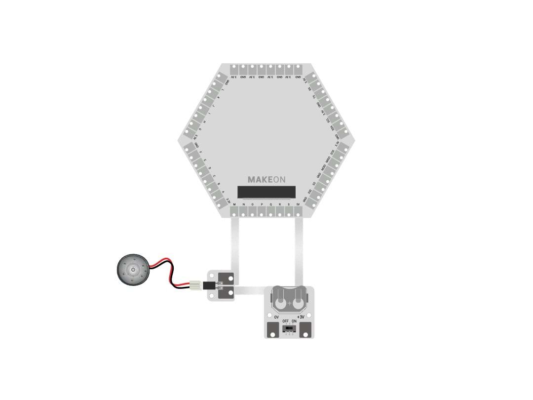 A figure showing a motor connected to an on/off switch. A figure showing a motor connected to an on/off switch.